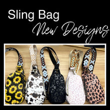 Load image into Gallery viewer, The Samantha Sling Crossbody - Faux Leather Designs