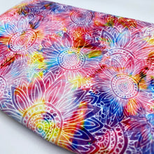 Load image into Gallery viewer, Pouch - Floral Rainbow Tie Dye