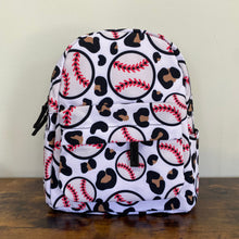 Load image into Gallery viewer, Mini Backpack - Baseball Animal Print