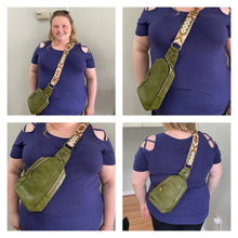 Load image into Gallery viewer, The Samantha Sling Crossbody - Faux Leather Designs