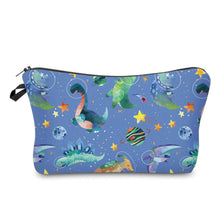 Load image into Gallery viewer, Pouch - Dino, Space Dino on Blue *While Supplies Last*