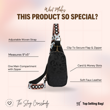 Load image into Gallery viewer, The Samantha Sling Crossbody - Faux Leather Designs