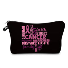 Load image into Gallery viewer, Pouch - BCA Breast Cancer Words