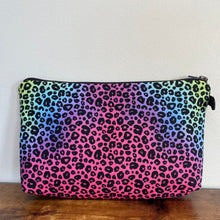 Load image into Gallery viewer, Pouch - Animal Print Pink Purple Green