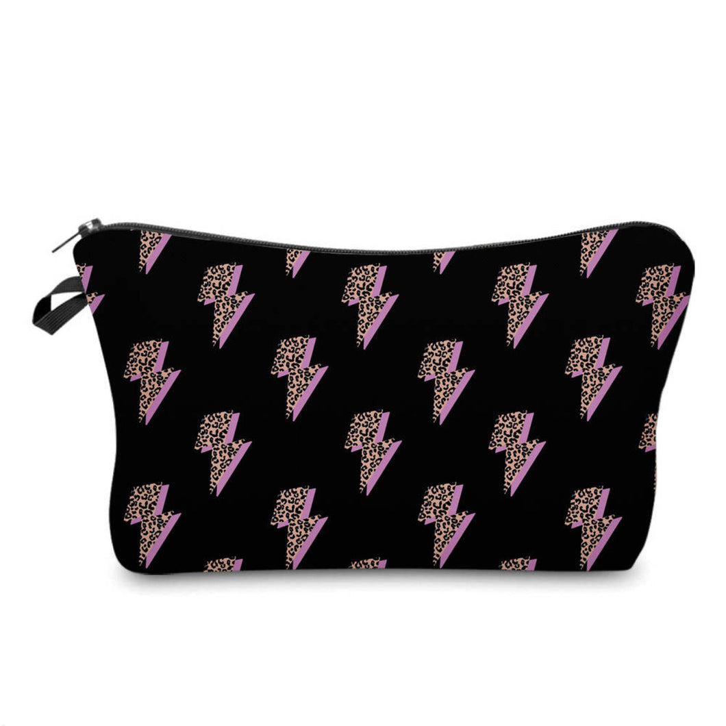 Pouch - Animal Print Pink Lightning