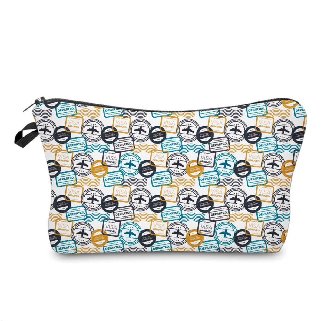 Pouch - Travel, Passport Stamps
