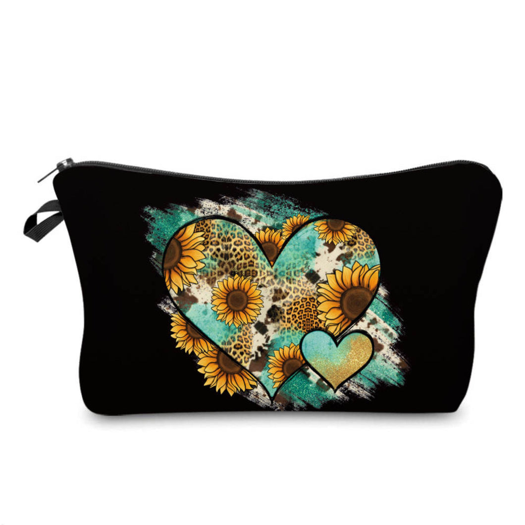 Pouch - Sunflower Animal Heart