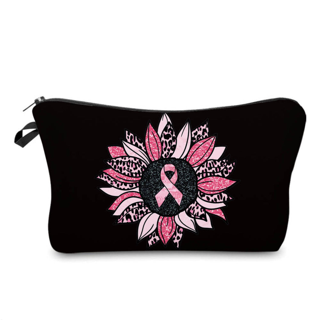 Pouch - BCA Ribbon Sunflower on Black