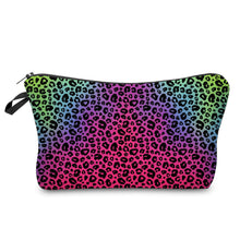 Load image into Gallery viewer, Pouch - Animal Print Pink Purple Green
