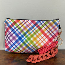 Load image into Gallery viewer, Pouch - Plaid, Colorful Tartan
