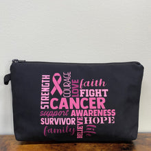 Load image into Gallery viewer, Pouch - BCA Breast Cancer Words
