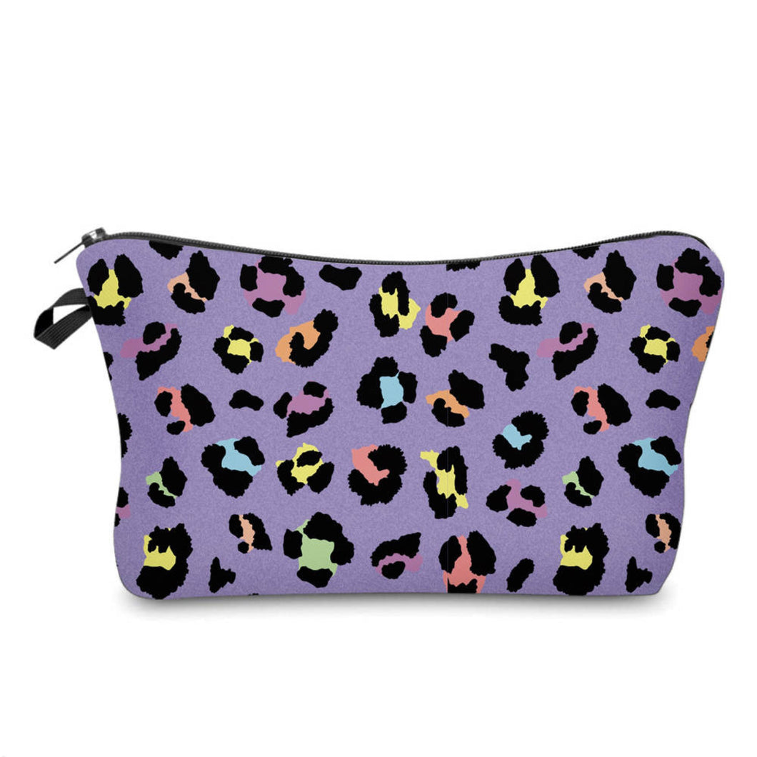 Pouch - Animal Print Purple Rainbow