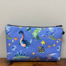Load image into Gallery viewer, Pouch - Dino, Space Dino on Blue *While Supplies Last*
