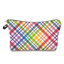 Load image into Gallery viewer, Pouch - Plaid, Colorful Tartan
